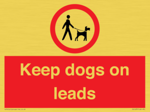 Keep dogs on leads